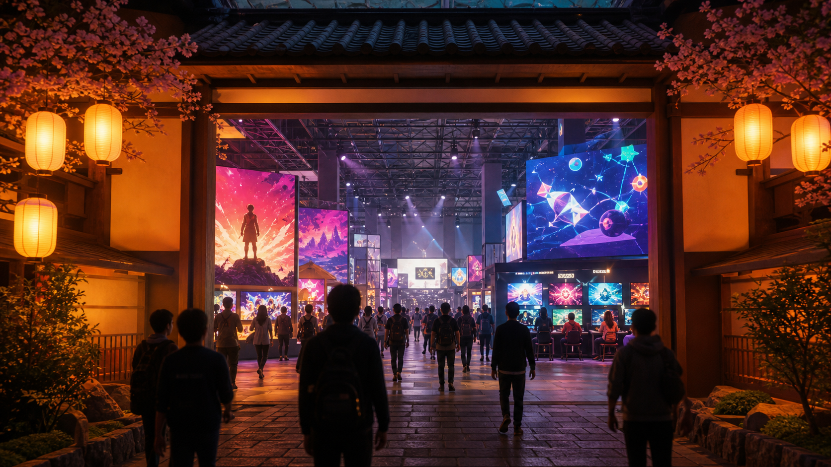 Kyoto inspired indie game festival venue image
