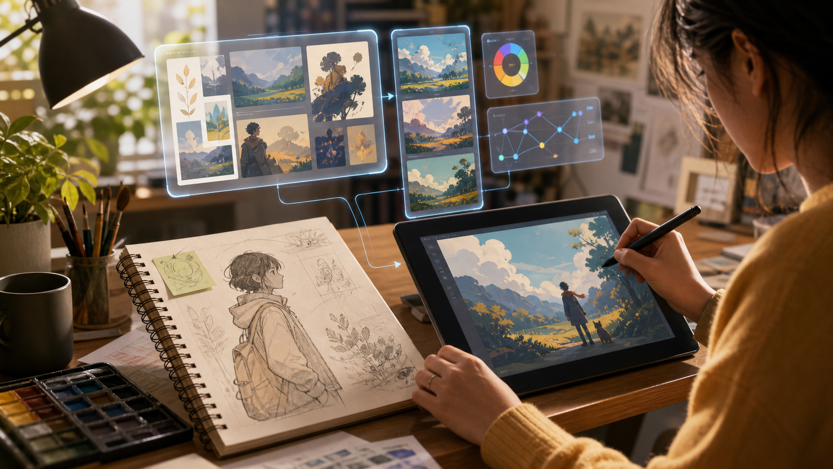 Illustrator adapting to generative AI tools